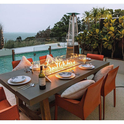 About Elementi Sonoma Fire Pit Dining Table