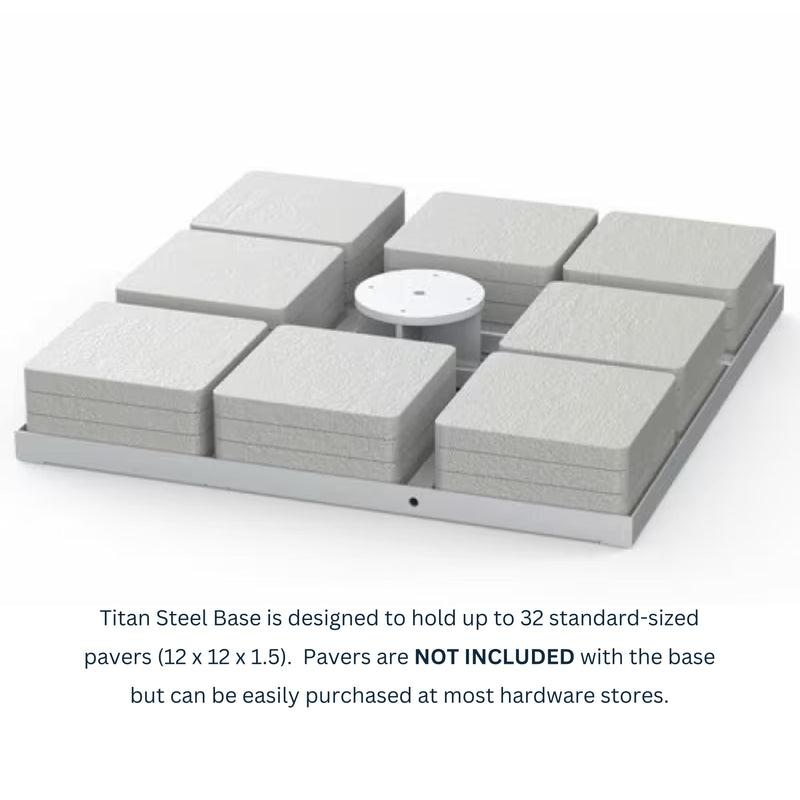 118.1 lbs. Titan Steel Base-Patio Pelican