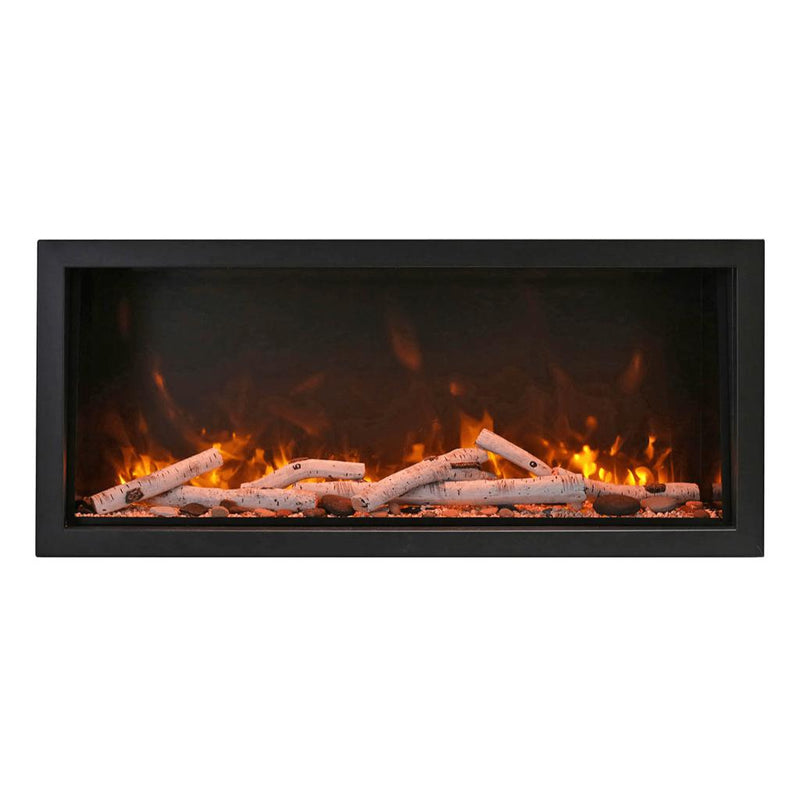 Amantii 42" Symmetry Extra Tall Built-in Smart Wifi Electric Indoor/Outdoor Fireplace-Patio Pelican