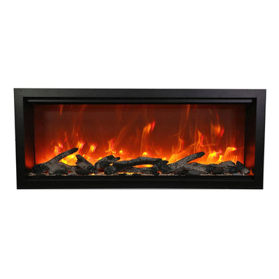 Amantii 42" Symmetry Extra Tall Built-in Smart Wifi Electric Indoor/Outdoor Fireplace-Patio Pelican