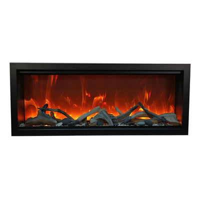 Amantii 42" Symmetry Extra Tall Built-in Smart Wifi Electric Indoor/Outdoor Fireplace-Patio Pelican