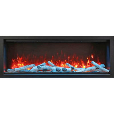 Amantii 42" Symmetry Extra Tall Built-in Smart Wifi Electric Indoor/Outdoor Fireplace-Patio Pelican