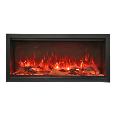 Amantii 42" Symmetry Extra Tall Built-in Smart Wifi Electric Indoor/Outdoor Fireplace-Patio Pelican