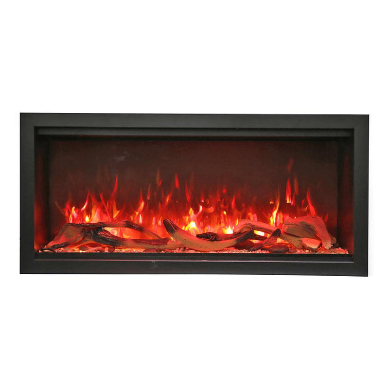 Amantii 42" Symmetry Extra Tall Built-in Smart Wifi Electric Indoor/Outdoor Fireplace-Patio Pelican