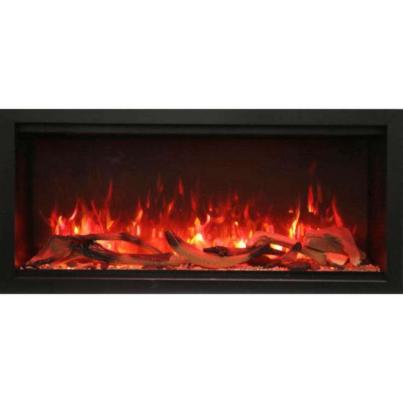 Amantii 42" Symmetry Extra Tall Built-in Smart Wifi Electric Indoor/Outdoor Fireplace-Patio Pelican