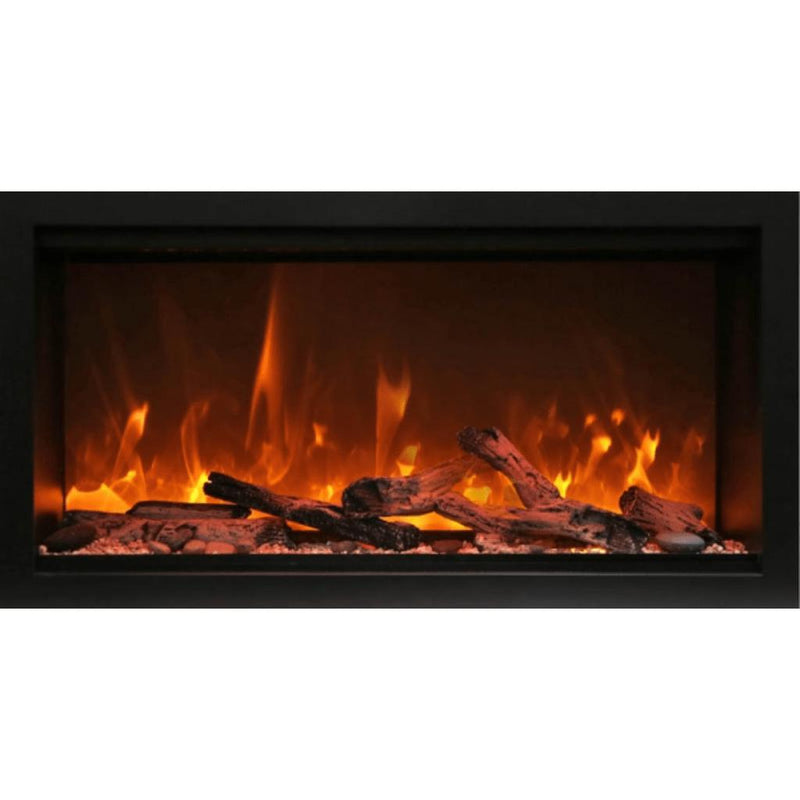 Amantii 42" Symmetry Extra Tall Built-in Smart Wifi Electric Indoor/Outdoor Fireplace-Patio Pelican