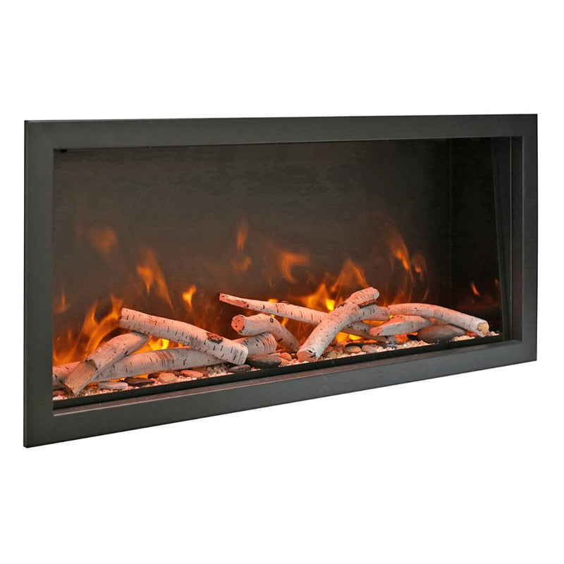 Amantii 42" Symmetry Extra Tall Built-in Smart Wifi Electric Indoor/Outdoor Fireplace-Patio Pelican