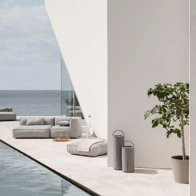 Blomus GROW Outdoor Patio Pouf - Ottoman-Patio Pelican