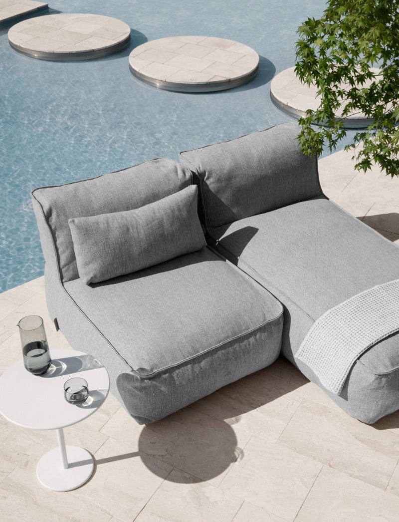 Blomus GROW Single Chaise Sectional Outdoor Patio Lounger-Patio Pelican