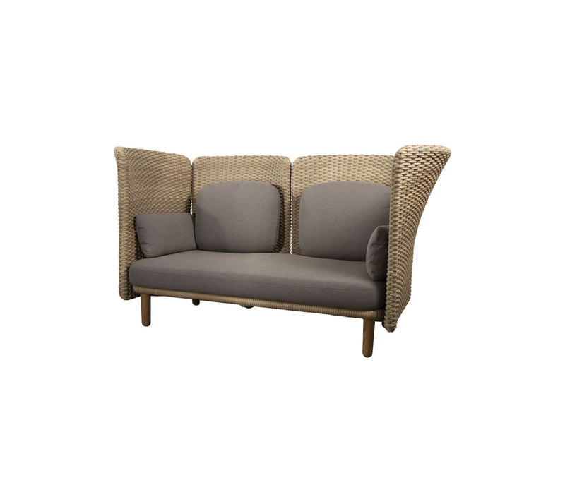 Cane-line Arch 2-Seater Sofa with High Arm/Backrest-Patio Pelican