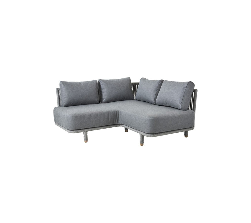 Cane-line Moments Sofa - Corner Module-Patio Pelican