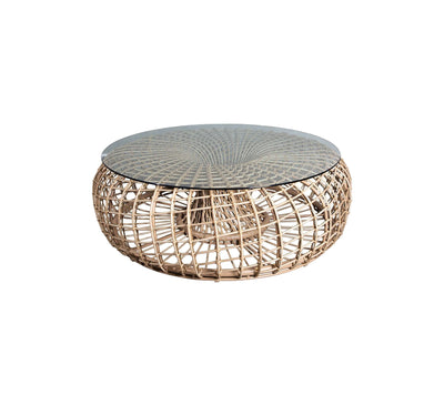 Cane-line Nest Coffee Table/Footstool-Patio Pelican