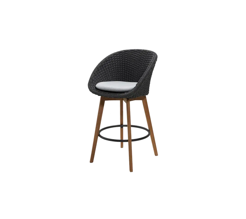 Cane-line Peacock Bar Chair-Patio Pelican