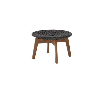 Cane-line Peacock Footstool or Side Table-Patio Pelican