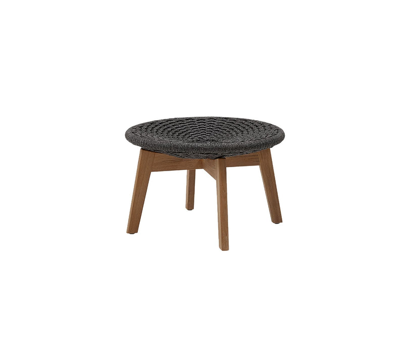 Cane-line Peacock Footstool or Side Table-Patio Pelican