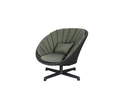 Cane-line Peacock Lounge Chair with Swivel-Patio Pelican