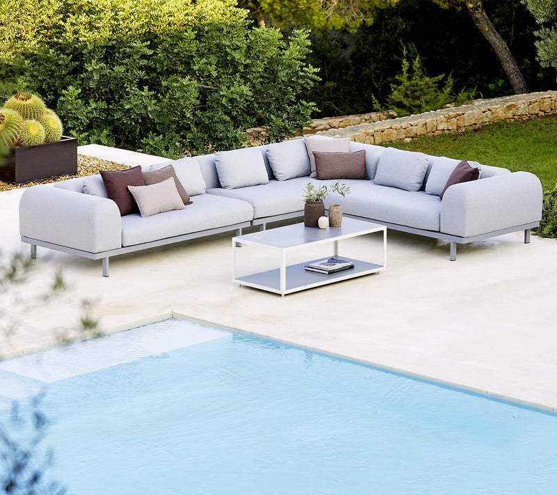 Cane-line Space 2-Seater Module Sofa-Patio Pelican