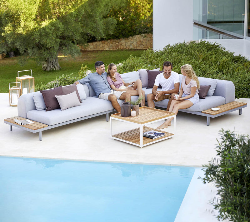 Cane-line Space 2-Seater Module Sofa-Patio Pelican