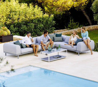 Cane-line Space 2-Seater Module Sofa-Patio Pelican