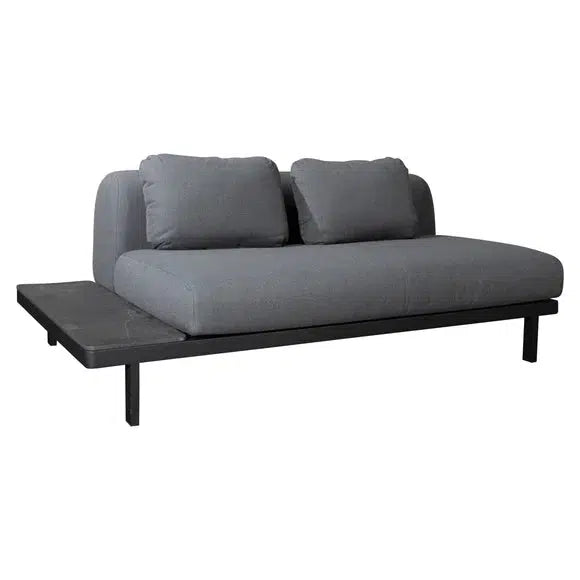 Cane-line Space 2-Seater Module Sofa with Side Plate-Patio Pelican