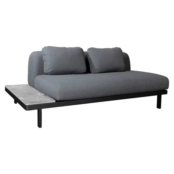 Cane-line Space 2-Seater Module Sofa with Side Plate-Patio Pelican