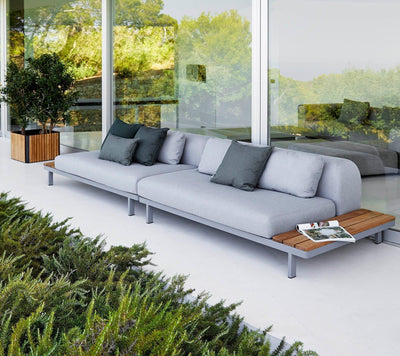 Cane-line Space Outdoor Single Module Sofa-Patio Pelican