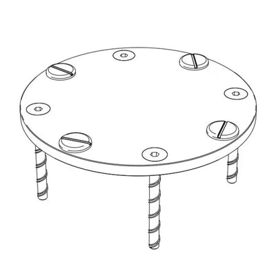 Concrete Mount Kit - Woodline Shade Solutions-Patio Pelican