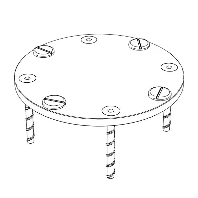 Concrete Mount Kit - Woodline Shade Solutions-Patio Pelican