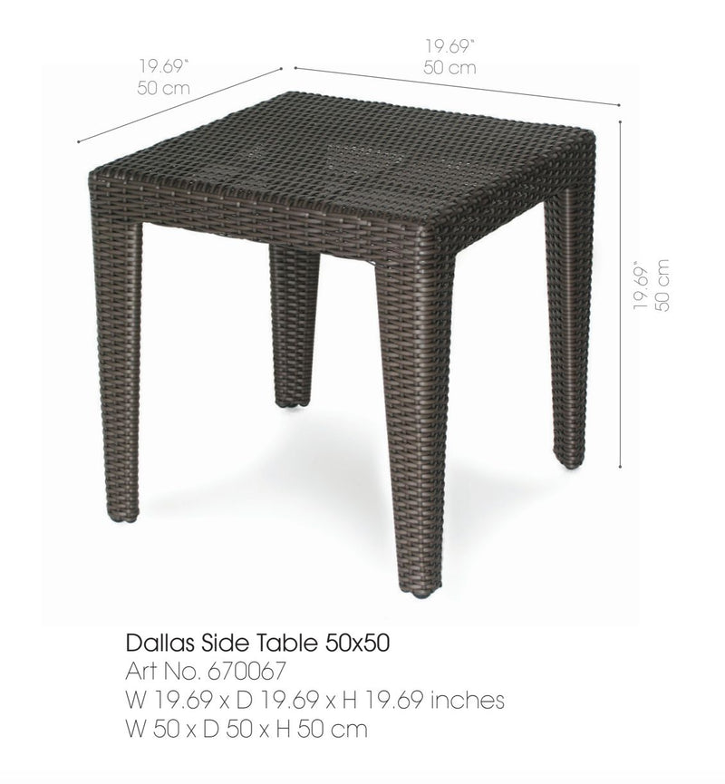 Domus Ventures Dallas Side Table-Patio Pelican