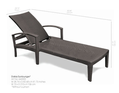 Domus Ventures Dallas Sunlounger-Patio Pelican