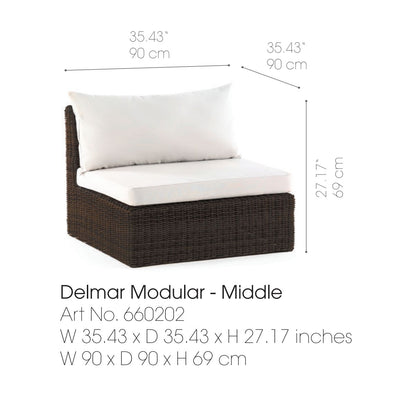 Domus Ventures Delmar Modular - Middle-Patio Pelican