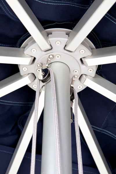 Elegance Center Pole Umbrella - Woodline Shade Solutions-Patio Pelican