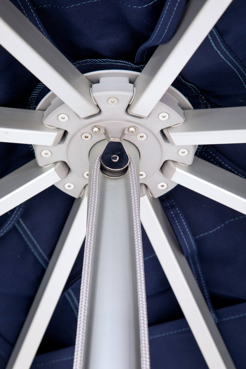 Elegance Center Pole Umbrella - Woodline Shade Solutions-Patio Pelican