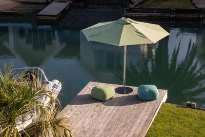 Elegance Center Pole Umbrella - Woodline Shade Solutions-Patio Pelican