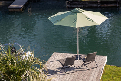 Elegance Center Pole Umbrella - Woodline Shade Solutions-Patio Pelican