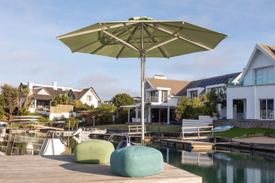 Elegance Center Pole Umbrella - Woodline Shade Solutions-Patio Pelican