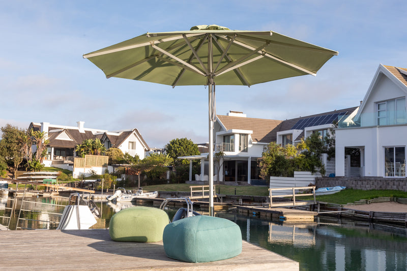 Elegance Center Pole Umbrella - Woodline Shade Solutions-Patio Pelican