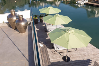 Elegance Center Pole Umbrella - Woodline Shade Solutions-Patio Pelican