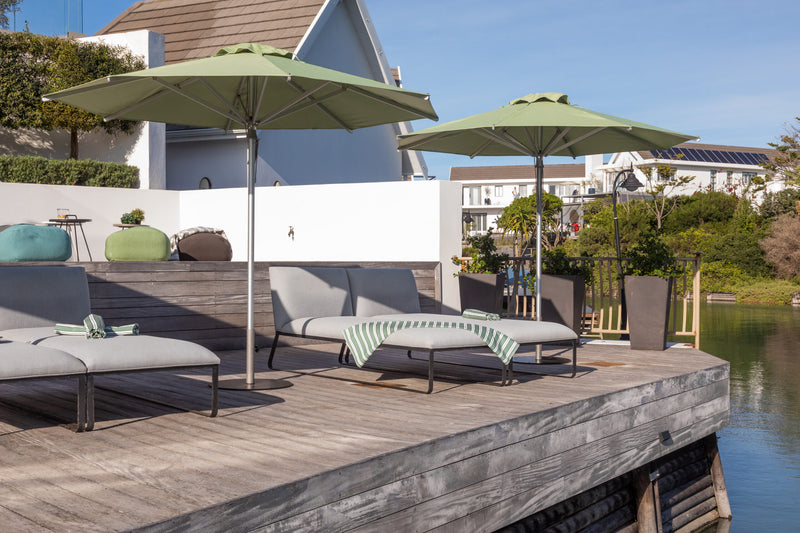 Elegance Center Pole Umbrella - Woodline Shade Solutions-Patio Pelican