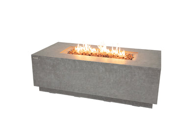 Elementi Andes Fire Table - Light Gray-Patio Pelican