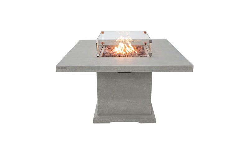 Elementi Birmingham Fire Pit Dining Table-Patio Pelican