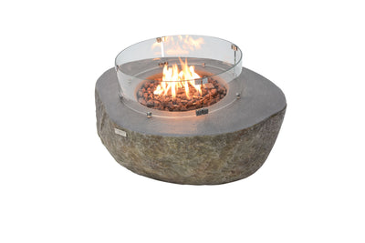 Elementi Boulder Fire Table-Patio Pelican