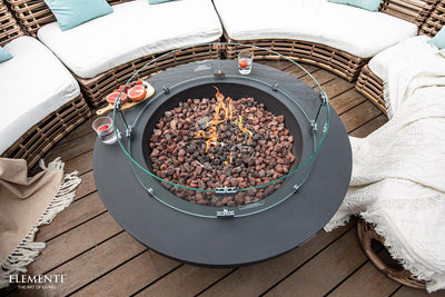 Elementi Lunar Bowl Fire Table-Patio Pelican