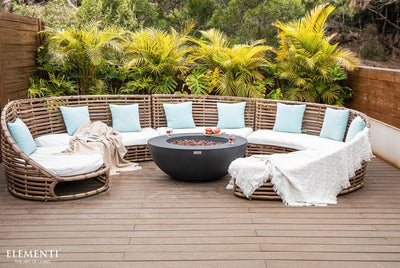 Elementi Lunar Bowl Fire Table-Patio Pelican