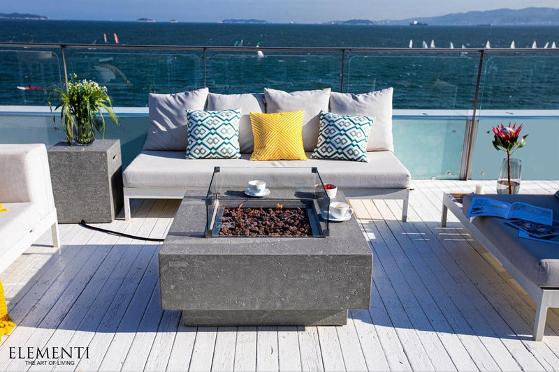 Elementi Manhattan Fire Table-Patio Pelican