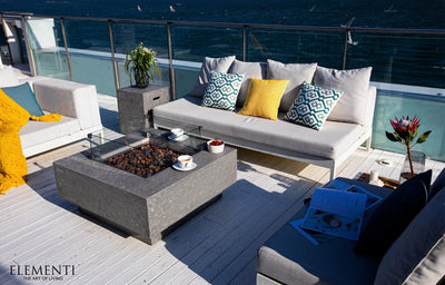 Elementi Manhattan Fire Table-Patio Pelican