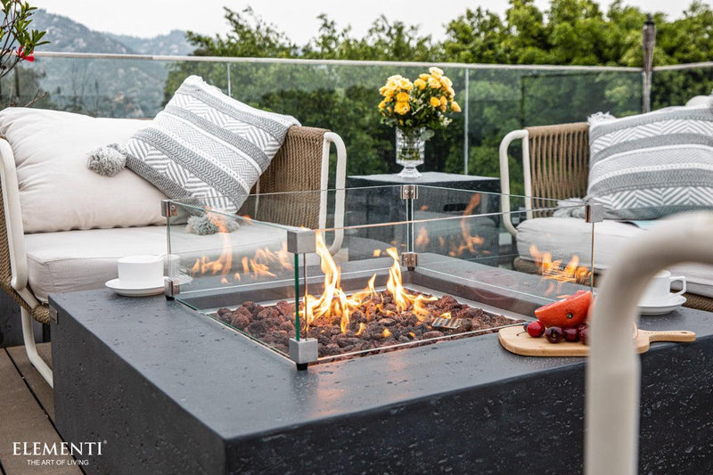 Elementi Manhattan Fire Table-Patio Pelican