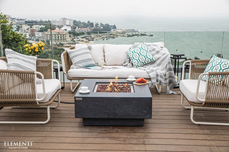 Elementi Manhattan Fire Table-Patio Pelican