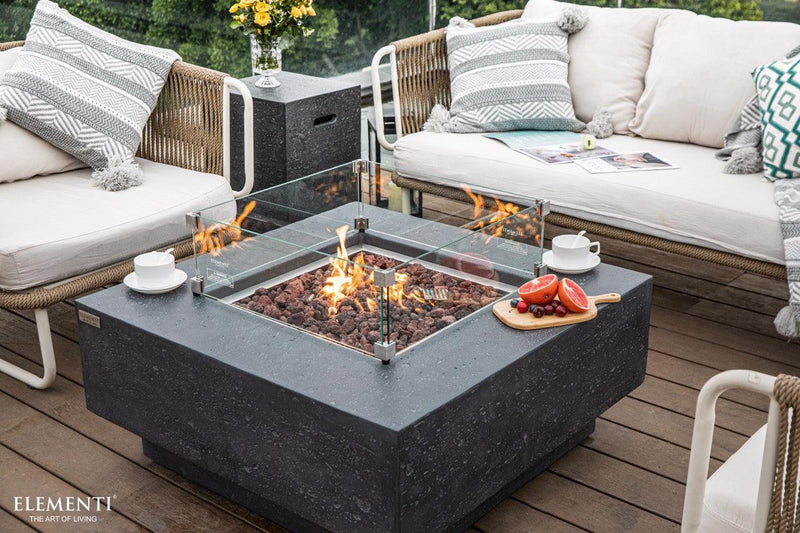 Elementi Manhattan Fire Table-Patio Pelican