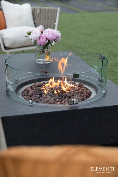 Elementi Metropolis Fire Table-Patio Pelican